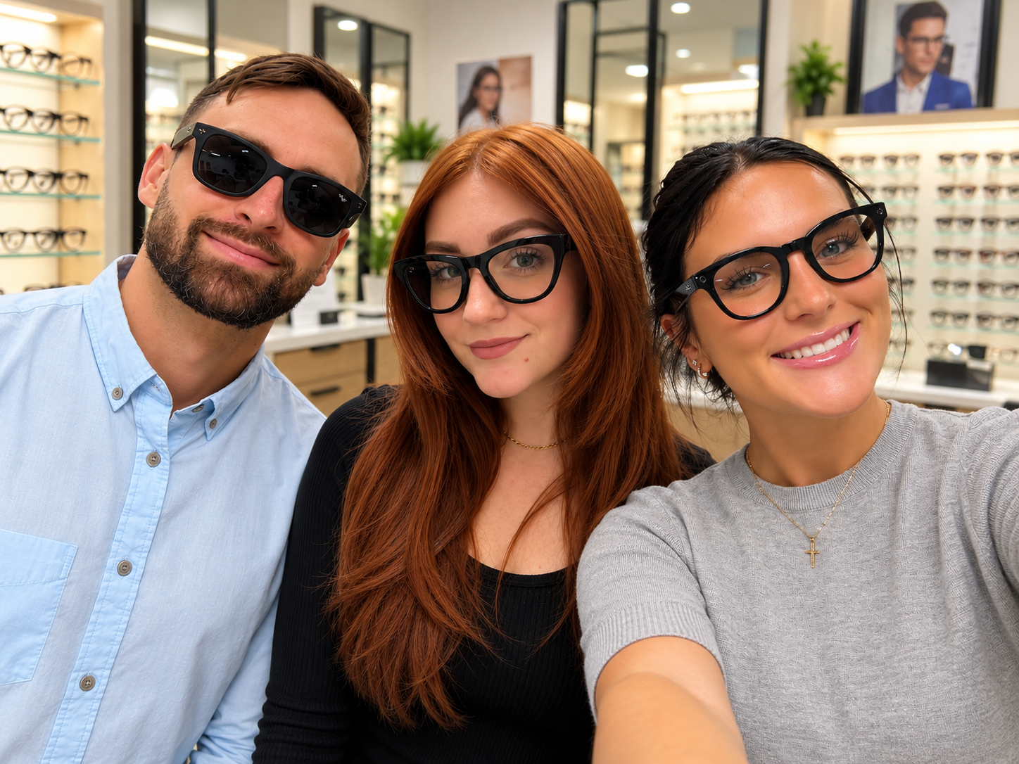 Friendly Optical Store Selfie